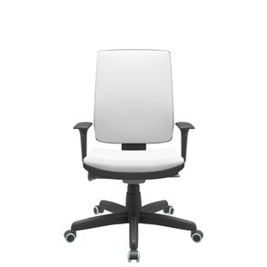 Cadeira Office Brizza Soft Aero Branco Autocompensador Base Standard 120cm - 63900