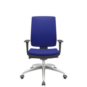 Cadeira Office Brizza Soft Aero Azul Autocompensador Base Aluminio 120cm - 63904