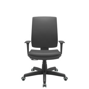 Cadeira Office Brizza Soft Vinil Preto RelaxPlax Base Standard 120cm - 63909