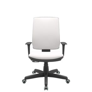 Cadeira Office Brizza Soft Vinil Branco RelaxPlax Base Standard 120cm - 63914
