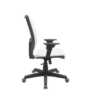 Cadeira Office Brizza Soft Vinil Branco RelaxPlax Base Standard 120cm - 63914