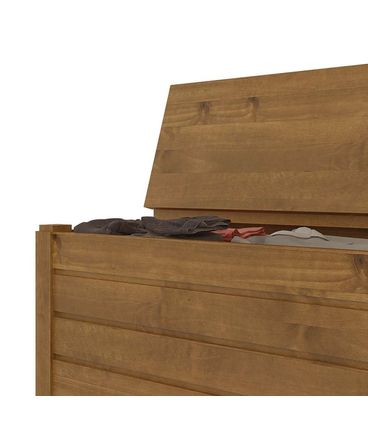 Bau Dijon em Madeira Taeda cor Garapa 140 cm - 57407