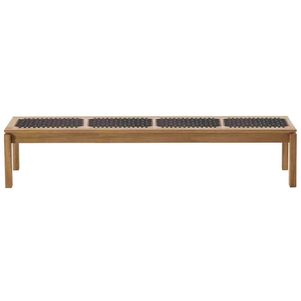 Banco-Trama-com-4-Lugares-em-Madeira-Stain-Jatoba-com-Assento-em-Corda-cor-Preta-220-MT--LARG----62552