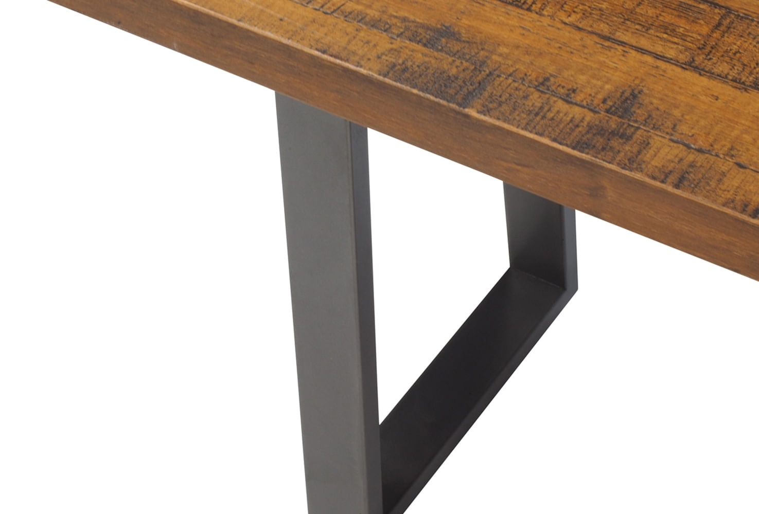 Banco-Boston-Metal-Grafite-Rustic-Brown-220cm---64096