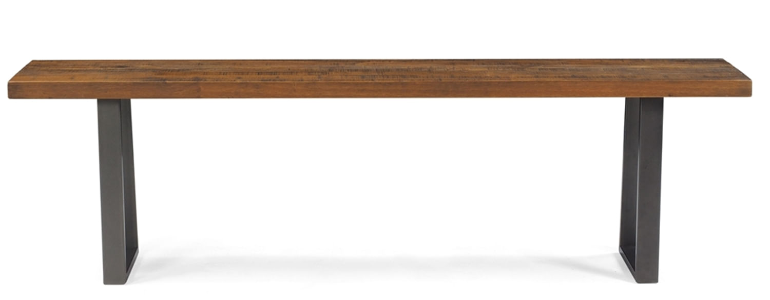 Banco-Boston-Metal-Grafite-Rustic-Brown-220cm---64096