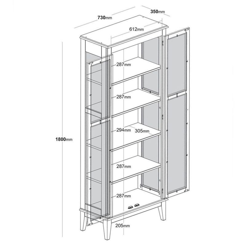 CristaleiraBia2PortascorVerdecomFundoAmendoa180cm