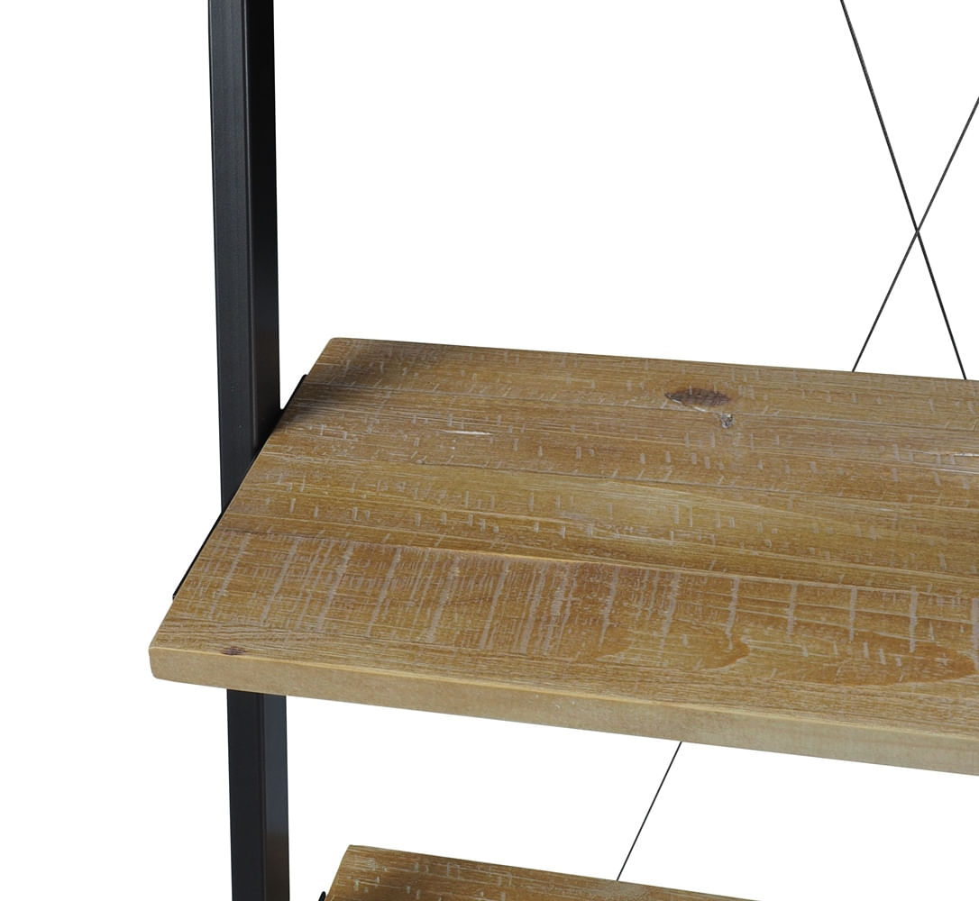 Estante-Escada-Queens-cor-Driftwood-Estrutura-em-Aco-Grafite-184cm---64105