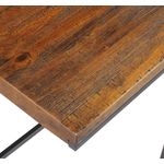 MesaLateralPoloRusticBrownBaseAcoGrafite55cm41901