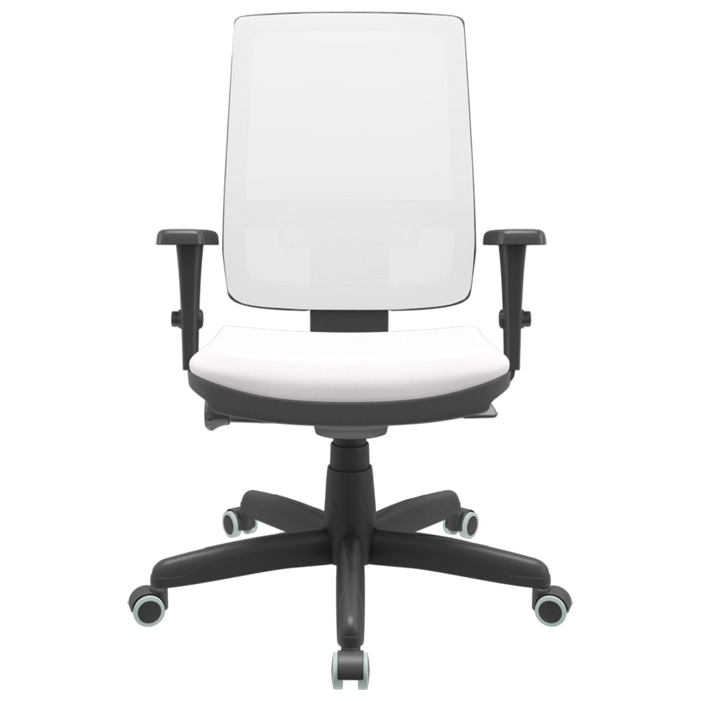 Cadeira-Office-Brizza-Tela-Branca-Assento-Vinil-Branco-Bracos-3D-com-Base-Standard-120cm