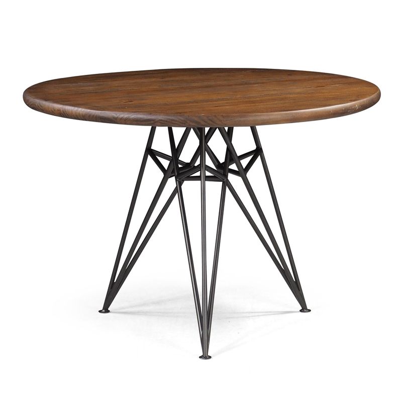 MesaJantarTowerMetalGrafiteRusticBrown110cm44906