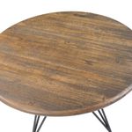 MesaJantarTowerMetalGrafiteRusticBrown110cm44906