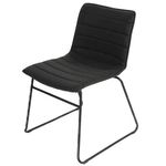 CadeiraBuddAssentoCourinoPretocomBaseAcoPreto