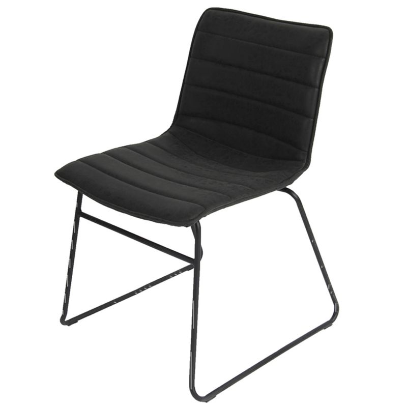 CadeiraBuddAssentoCourinoPretocomBaseAcoPreto