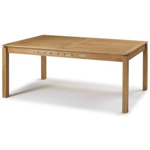 Mesa Jantar Trama em Madeira cor Stain Jatoba Corda Areia 220cm - 64367