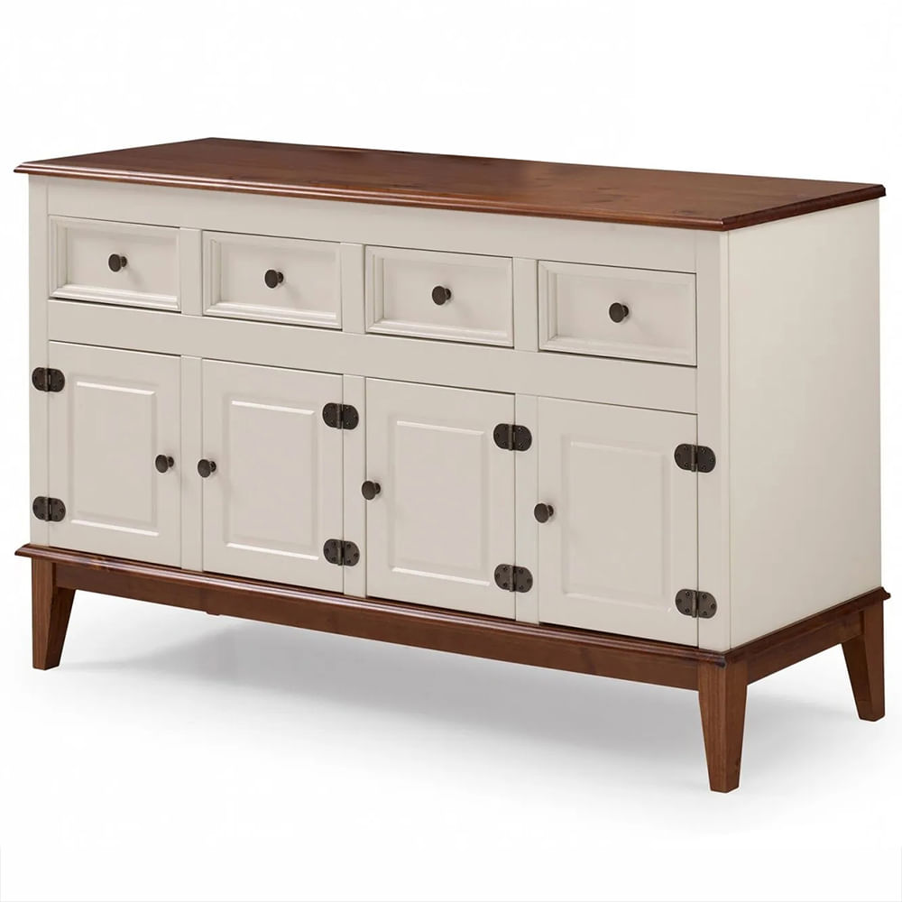 Buffet-Antoine-4-Portas-e-4-Gavetas-Off-White-com-Amendoa-149cm