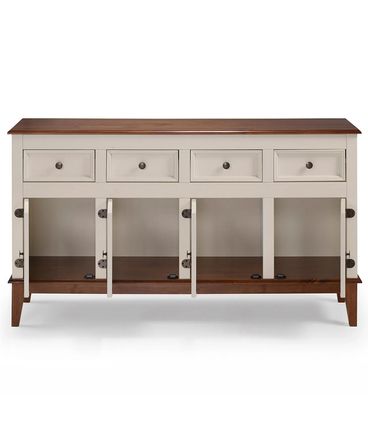 Buffet Antoine 4 Portas e 4 Gavetas Off White com Amendoa 149cm - 64444