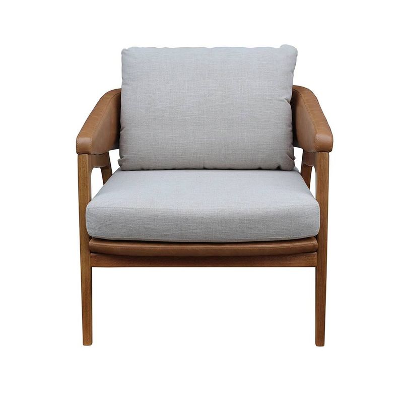 PoltronaZaracorCinzaeCaramelocomBaseAmendoa62374