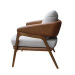 PoltronaZaracorCinzaeCaramelocomBaseAmendoa62374