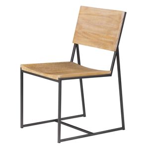Cadeira York Metal Grafite DriftWood 83cm - 38020