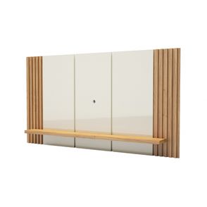 Painel Suspenso Vera Cruz cor Off White com Freijo 220cm - 60813