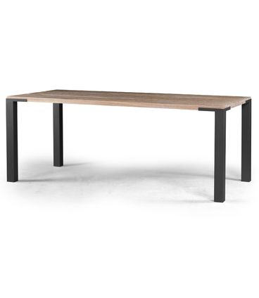 Mesa Jantar Broadway Driftwood com Base Grafite 120cm - 38018