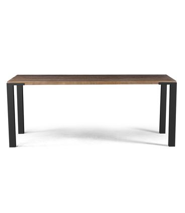 Mesa Jantar Broadway Driftwood com Base Grafite 120cm - 38018