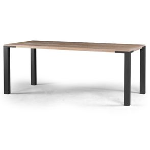 Mesa Jantar Broadway Driftwood com Base Grafite 140cm - 45405