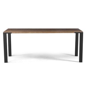 Mesa Jantar Broadway Driftwood com Base Grafite 140cm - 45405