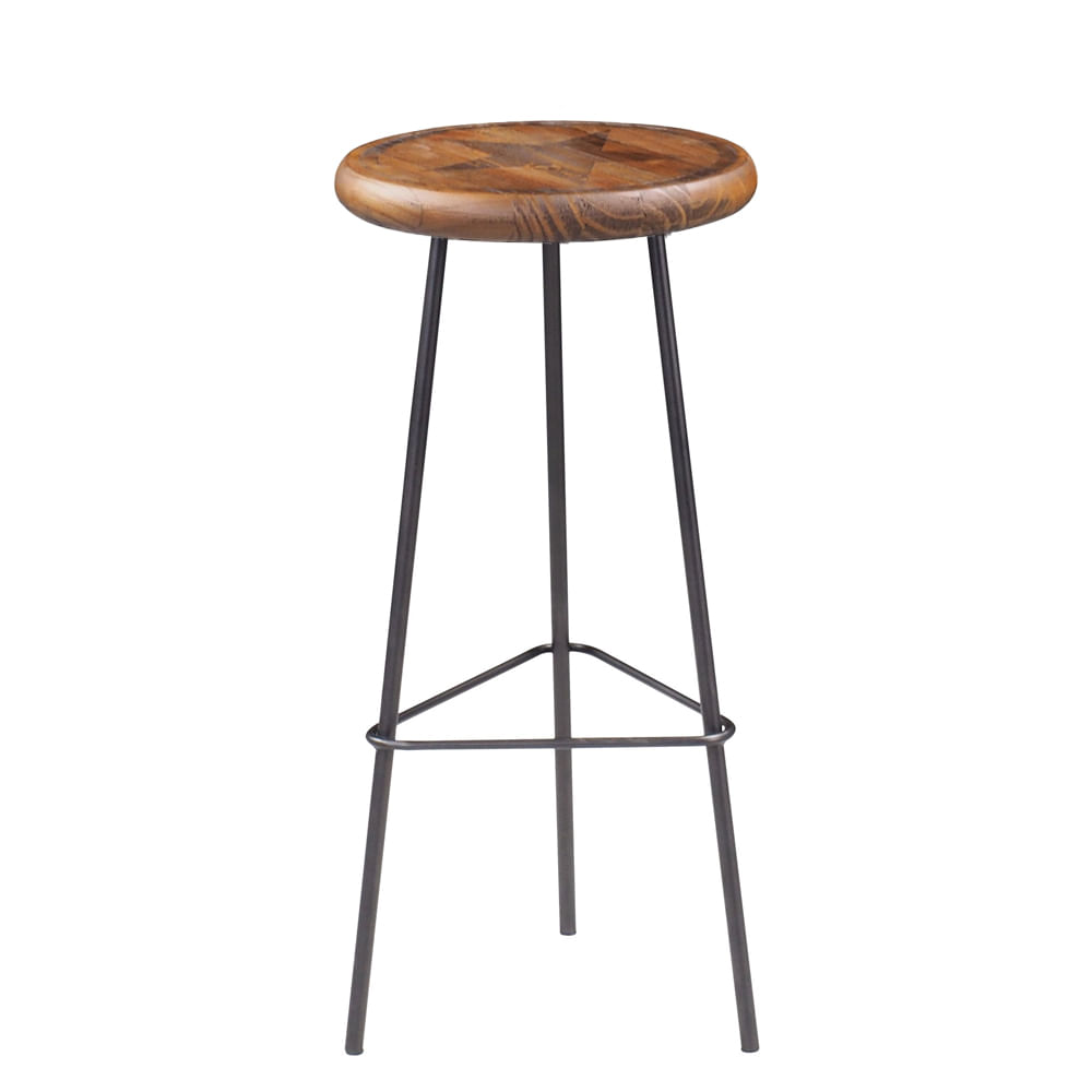 Banqueta-Alta-Tampa-Com-Impressao-Rustic-Brown-Base-Grafite-75cm---40712