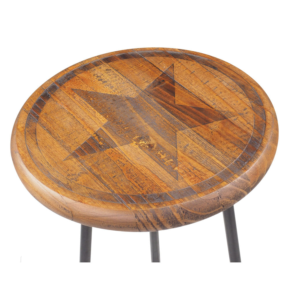 Banqueta-Alta-Tampa-Com-Impressao-Rustic-Brown-Base-Grafite-75cm---40712