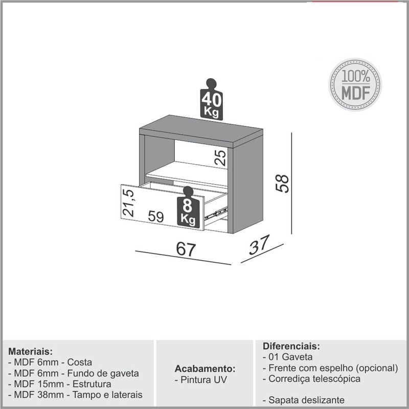 MesadeCabeceiraKievcom1GavetaEspelhadacorFreijocomOffWhite64746