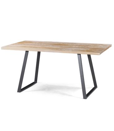 Mesa Jantar Boston Cor Driftwood Base Aco Grafite 220cm - 41487
