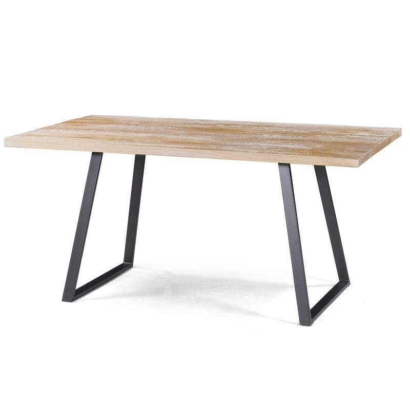 MesaJantarBostonCorDriftwoodBaseAcoGrafite220cm41487