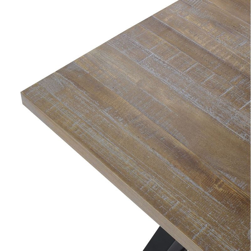 MesaJantarBostonCorDriftwoodBaseAcoGrafite220cm41487