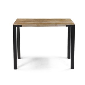 Mesa de Jantar Broadway Quadrada Driftwood Base Grafite 100cm - 64941