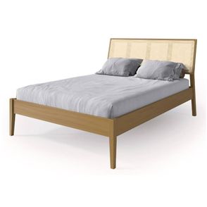 Cama Casal Vicenca cor Mel 151cm - 62763