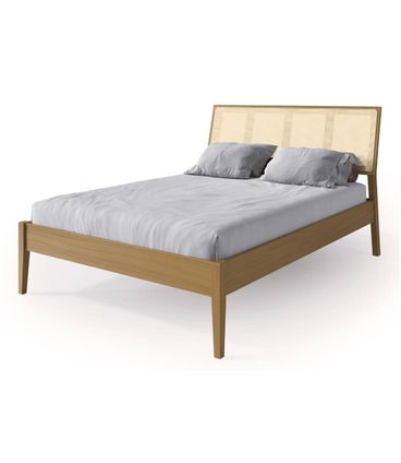 Cama Casal Vicenca cor Mel 151cm - 62763