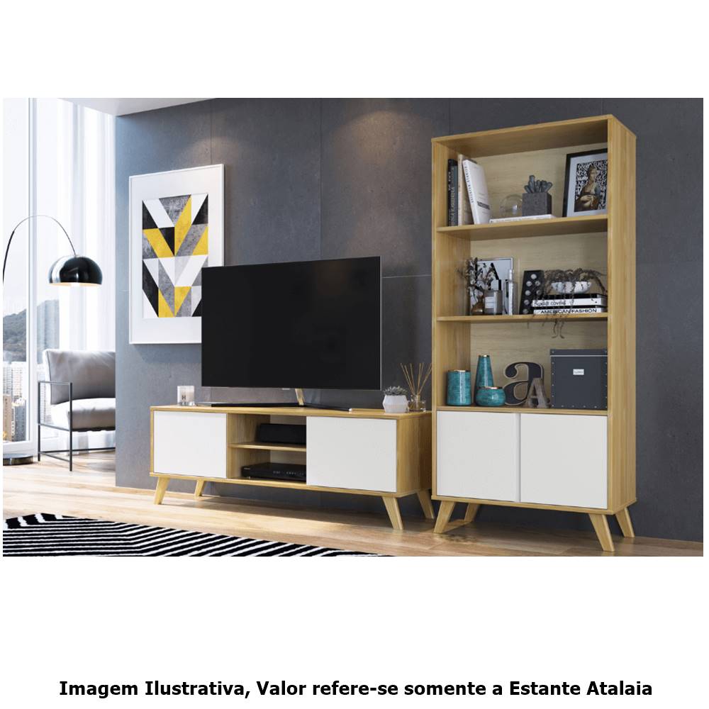 Estante-Atalaia-2-Portas-3-Prateleiras-Branco-Gelo-com-Carvalho-80cm--65177-