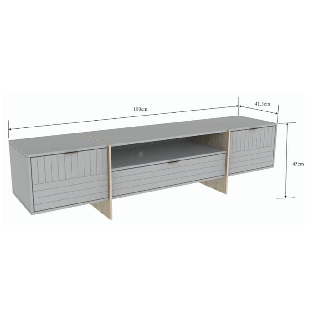Rack-Oscar-1-Gaveta-2-Portas-Cinza-Natura-180cm---65200