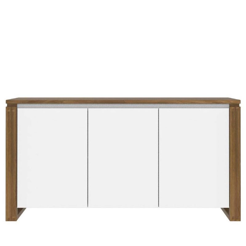 BuffetKiran3PortasBrancocomGarapa140cm65300