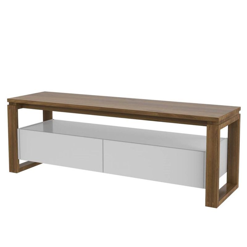 RackKiran2GavetasBrancocomGarapa140cm65302