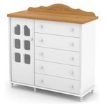 ComodaProvenceSlimcomPortaBrancoSoftFreijo114cm65363