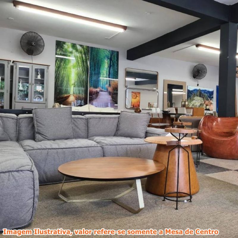 MesaCentroLibanAltaTampoNogueiraBaseGold110cm59168