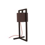 LuminariadeMesaLuangMadeiraEbanizadaCupulaCinza30cm65228