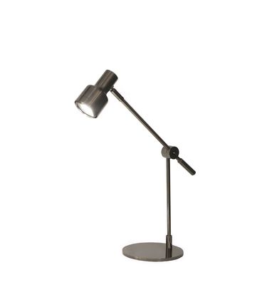 Luminária de Mesa Uriel Alumínio Grafite 41cm - 65443