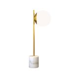 LuminariadeMesaGloobAcoDouradoEscovadocomMarmoreBranco20cm65452