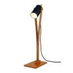 LuminariadeMesaOttoMadeiraJequitibaCupulaAluminioPreta16cm65471