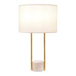 LuminariadeMesaEdimMarmoreBrancoAcoDouradoEscovado67cm65480