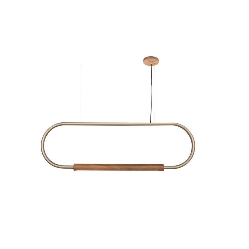 LuminariadeTetoBangAcoChampagneeMadeiraNatural110cm65660