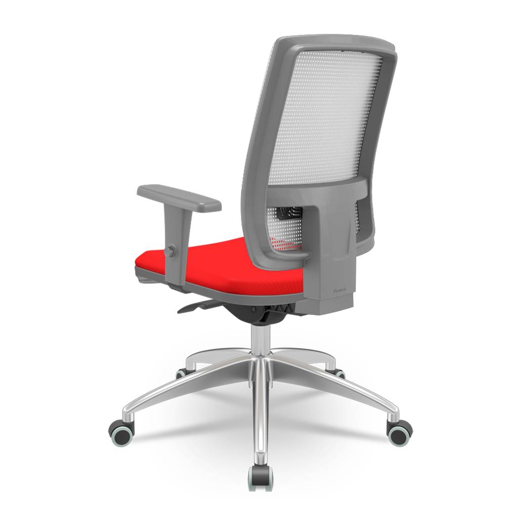 Cadeira-Brizza-Diretor-Grafite-Tela-Branca-com-Assento-Aero-Vermelho-Base-Autocompensador-Aluminio---65770